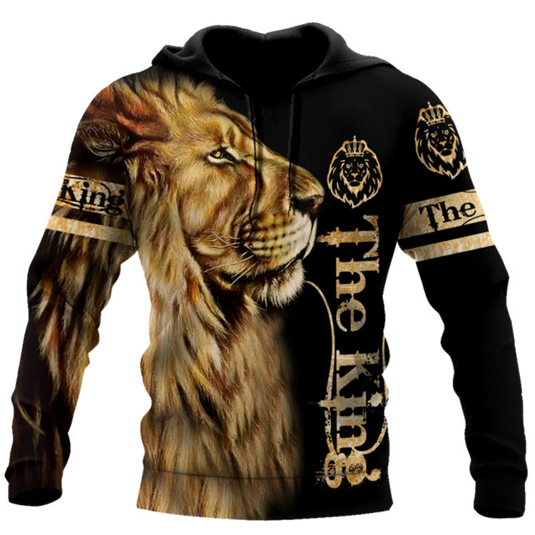 Hoodies For Men Cool Animal-print Street