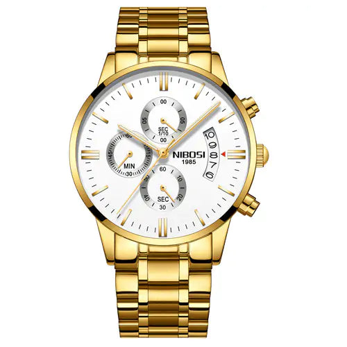 Men's Luxe Gold Timepiece