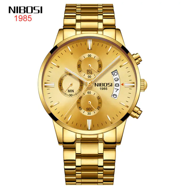 Men's Luxe Gold Timepiece