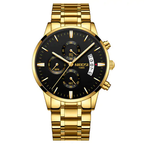 Men's Luxe Gold Timepiece