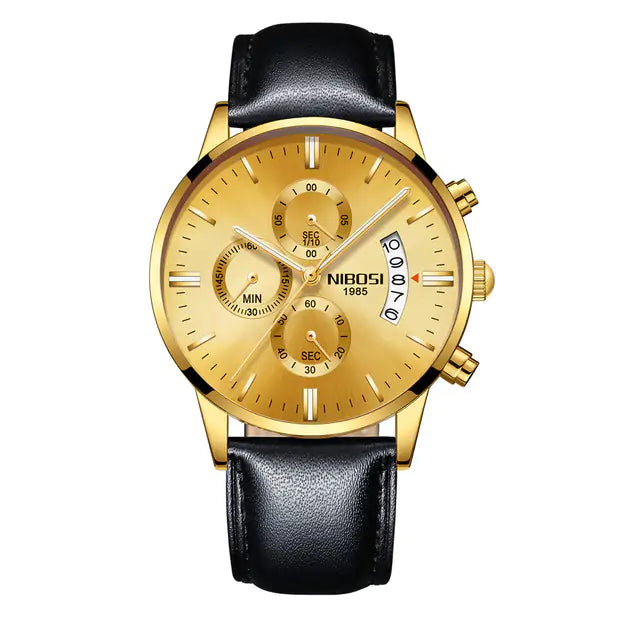 Men's Luxe Gold Timepiece